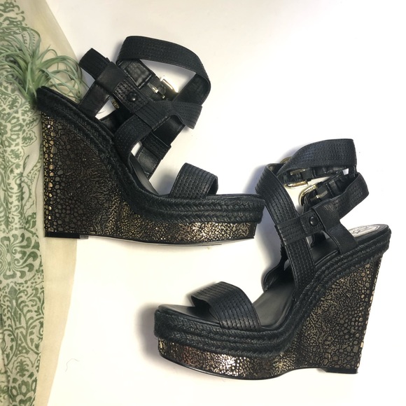 Donald J Pliner DMSX Michelle Platform Sandals 9.5 - Picture 3 of 8